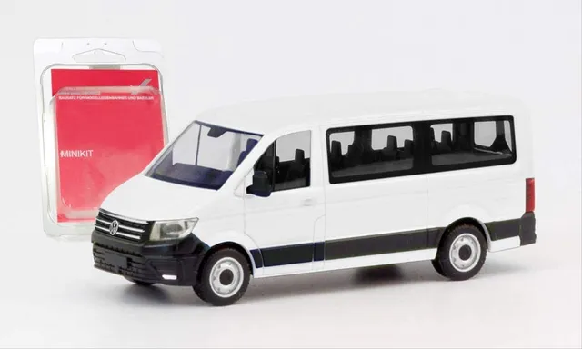 herpa-minikit-013840-vw-crafter-bus-modellauto-wei-flachdach image 1