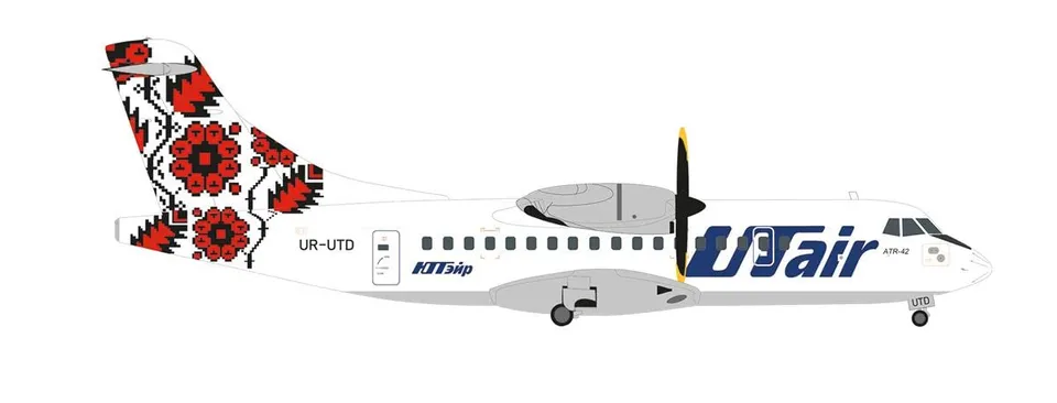 herpa-wings-atr-42-300-utair-ukraine-ur-utd-flugzeugmodell-1-200 image 1