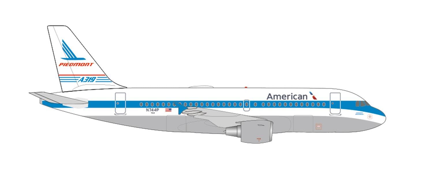 herpa-wings-airbus-a319-flugzeugmodell-american-airlines-1-500 image 1