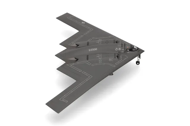 herpa-wings-u-s-air-force-b-2a-spirit-flugzeugmodell-1-200-metall image 1