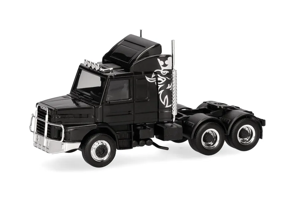 herpa-cars-trucks-scania-hauber-142-zugmaschine-schwarz-1-87 image 1
