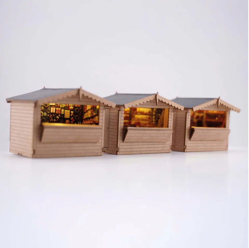 peco-lx578-weihnachtsmarktstand-bausatz-oo-ho-lasercut image 1