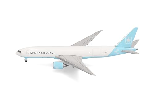 herpa-wings-boeing-777f-maersk-air-cargo-modellflugzeug-1-500-metall image 8