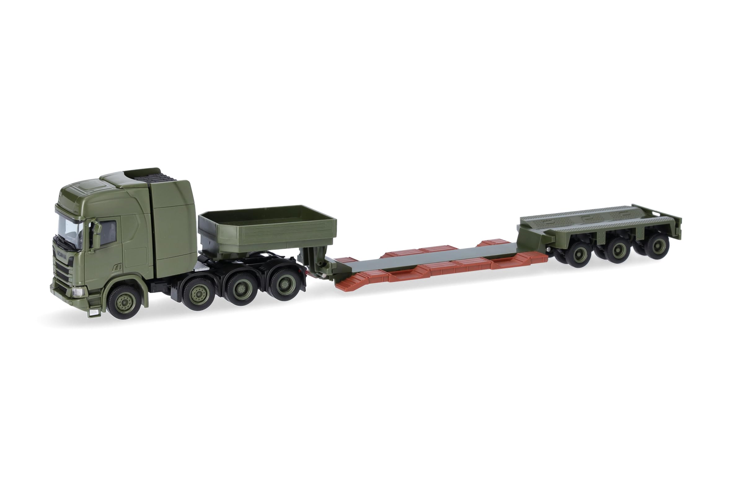 herpa-scania-cr20-tieflader-danish-army-milit-rmodell-1-87 image 1