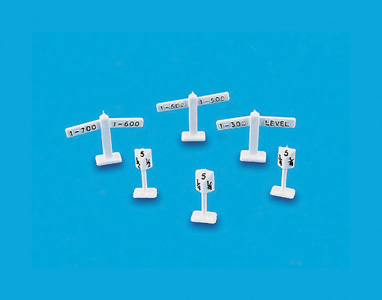 peco-modelscene-5051-neigungsschilder-zubeh-r-oo-ho-6-st-ck image 1