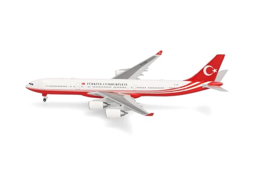 herpa-turkey-government-airbus-a340-500-flugzeugmodell-1-500 image 8