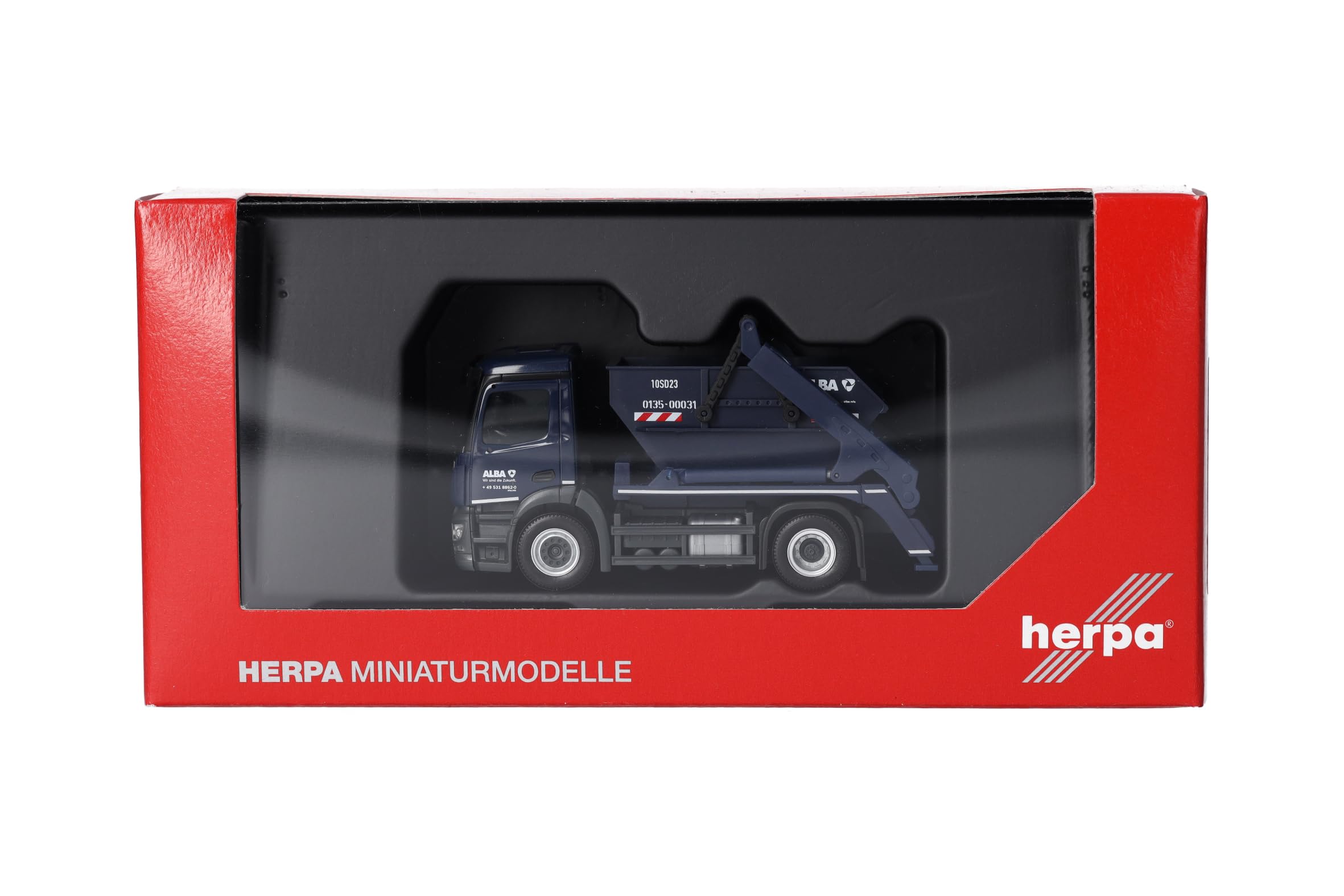 herpa-mercedes-actros-s-absetzkipper-ak12-modell-lkw-alba-1-87 image 5