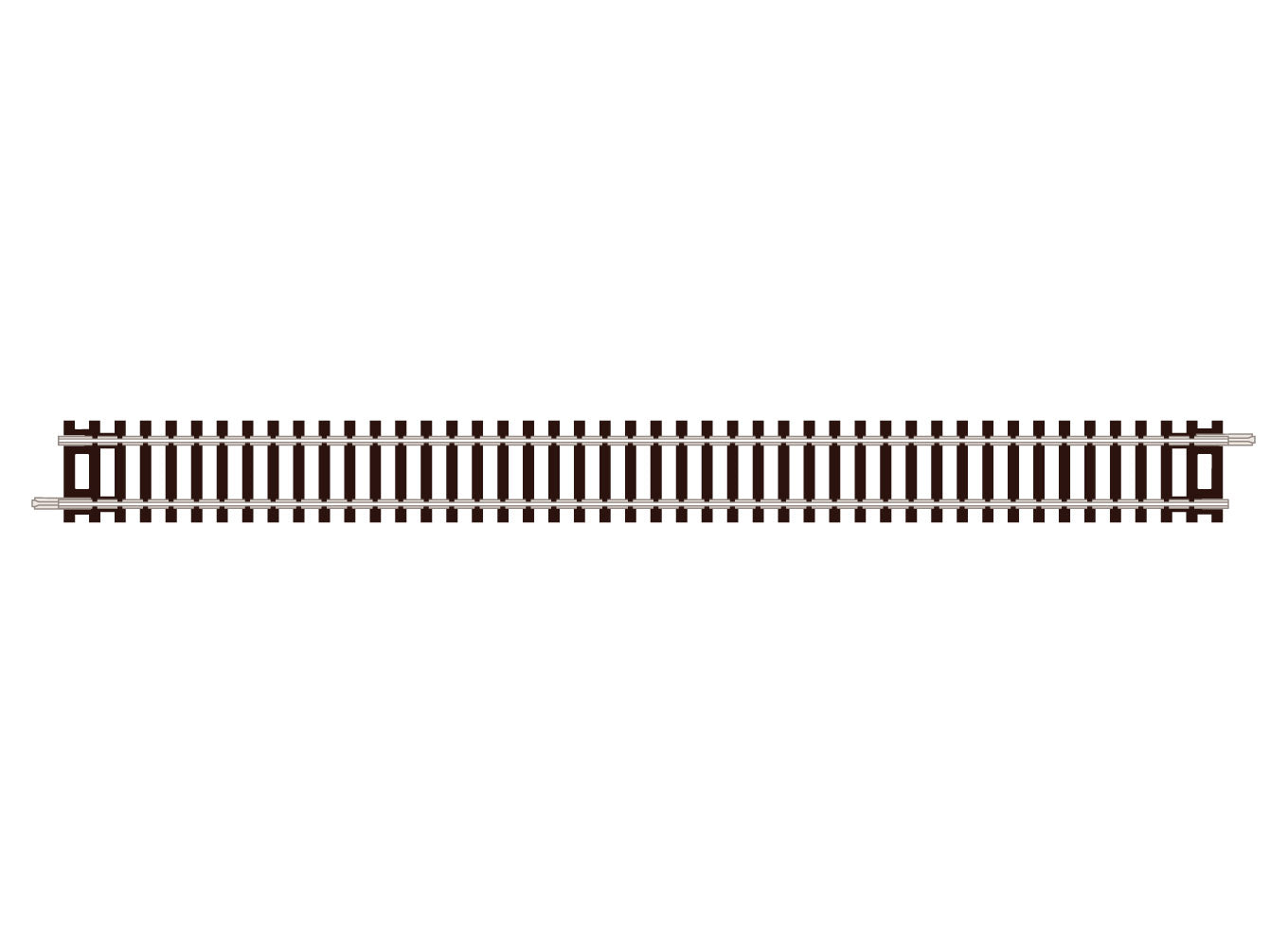 peco-st11-setrack-gerade-n-code-80-doppelgerade-neusilber image 1
