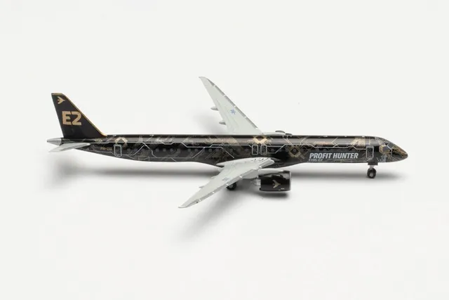 herpa-wings-embraer-e195-e2-tech-lion-flugzeugmodell-1-500-metall image 1