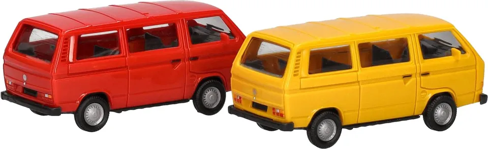 herpa-minikit-vw-t3-bus-h0-bausatz-2-st-ck-ginstergelb-feuerrot image 1