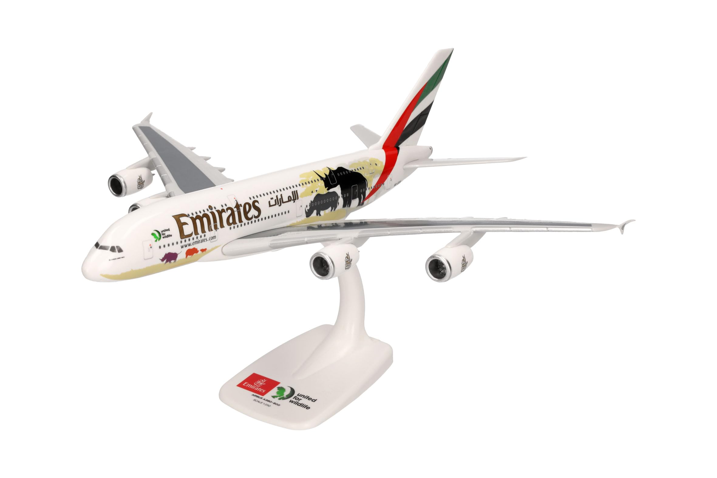 herpa-612180-emirates-a380-united-for-wildlife-1-250-modell image 1