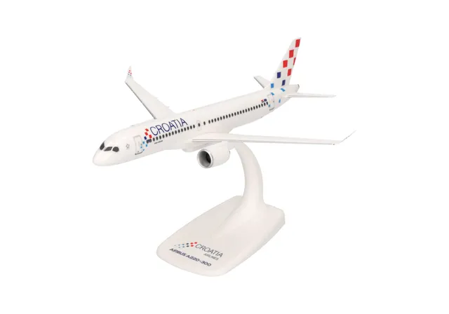 herpa-snapfit-croatia-airlines-a220-300-flugzeug-1-200-9a-cae image 1