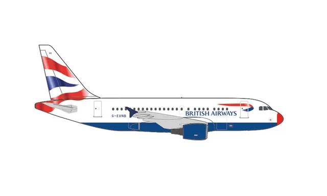 herpa-wings-airbus-a318-british-airways-flugzeugmodell-1-500-metall image 1