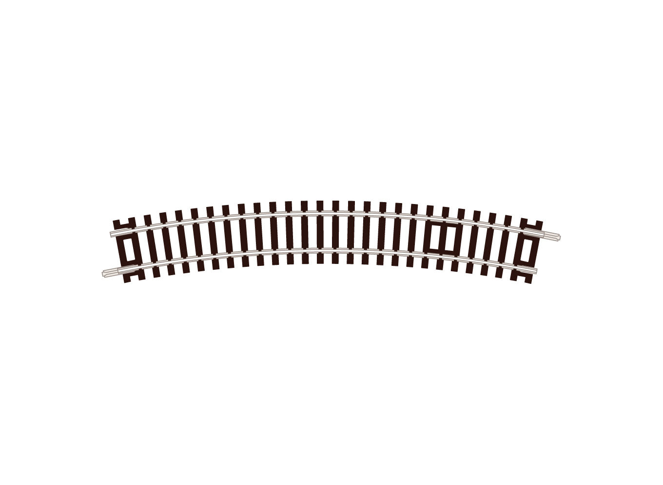 peco-setrack-st14-gebogenes-gleis-radius-2-spur-n-code-80 image 1