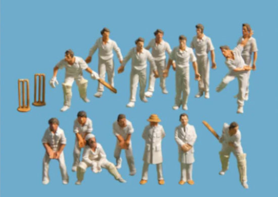 peco-modelscene-5300-figuren-cricket-team-oo-h0-15-teilig image 1