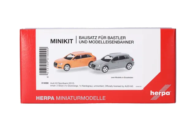 herpa-minikit-audi-a3-sportback-2012-modellbausatz-1-87-2-st-ck image 1