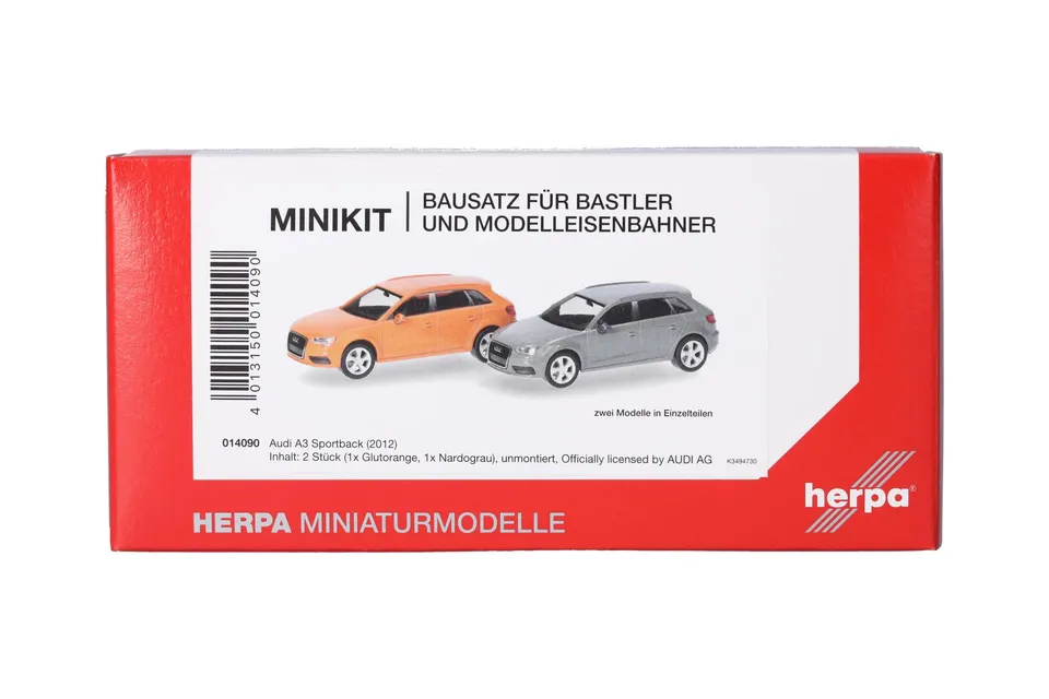 herpa-minikit-audi-a3-sportback-2012-modellbausatz-1-87-2-st-ck image 1