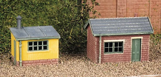 ratio-237-lineside-huts-2-h-tten-bausatz-spur-n image 1