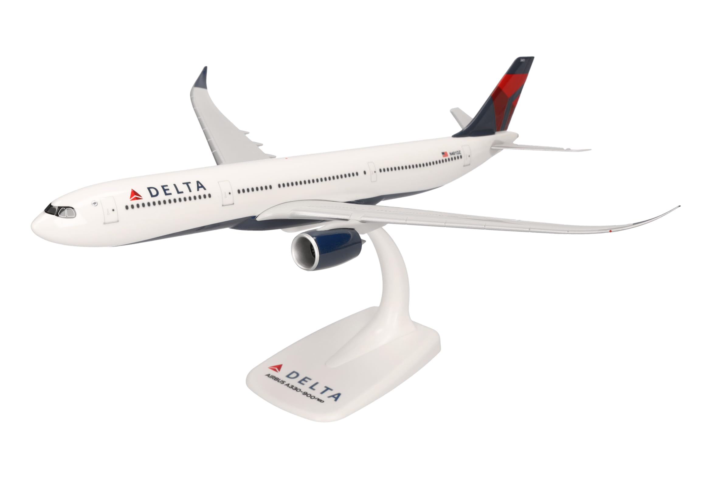 herpa-snapfit-delta-air-lines-airbus-a330-900neo-flugzeugmodell-1-200 image 1