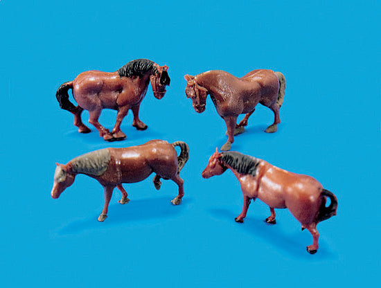 peco-modelscene-5105-oo-ho-pferde-ponys-4-st-ck image 1