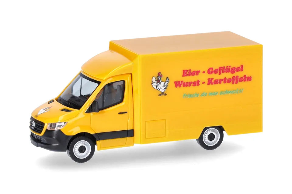 herpa-cars-trucks-mercedes-sprinter-18-foodtruck-modellauto-1-87-kunststoff image 1