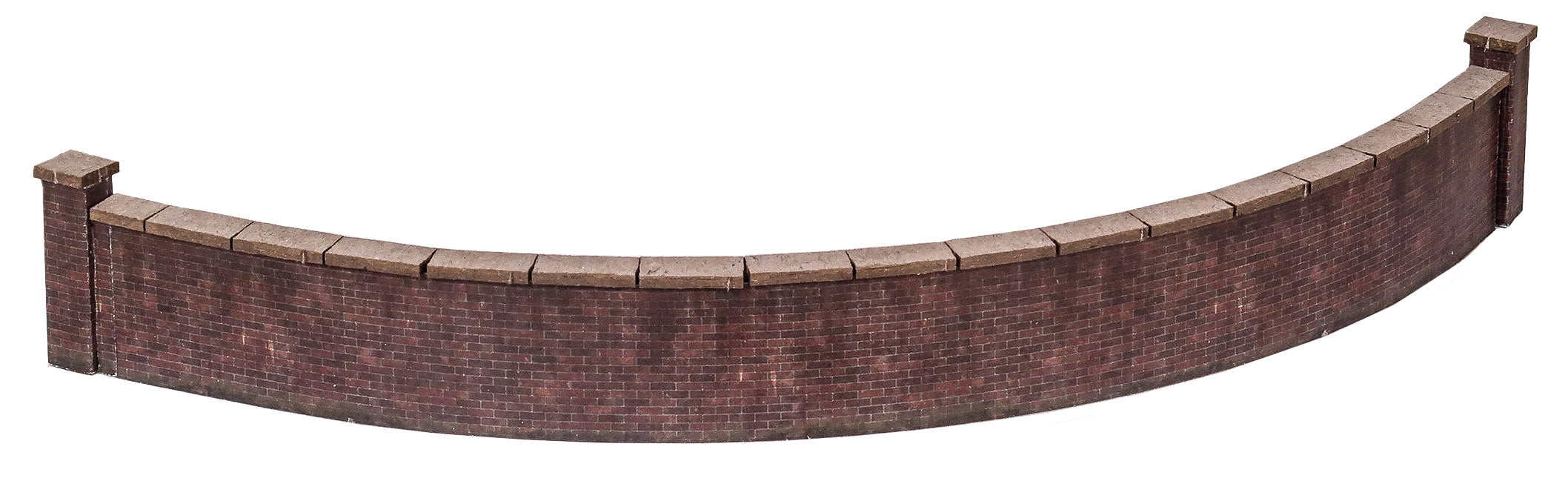 peco-scale-model-scenery-kx072a-mauer-dunkelrot-oo-ho image 1