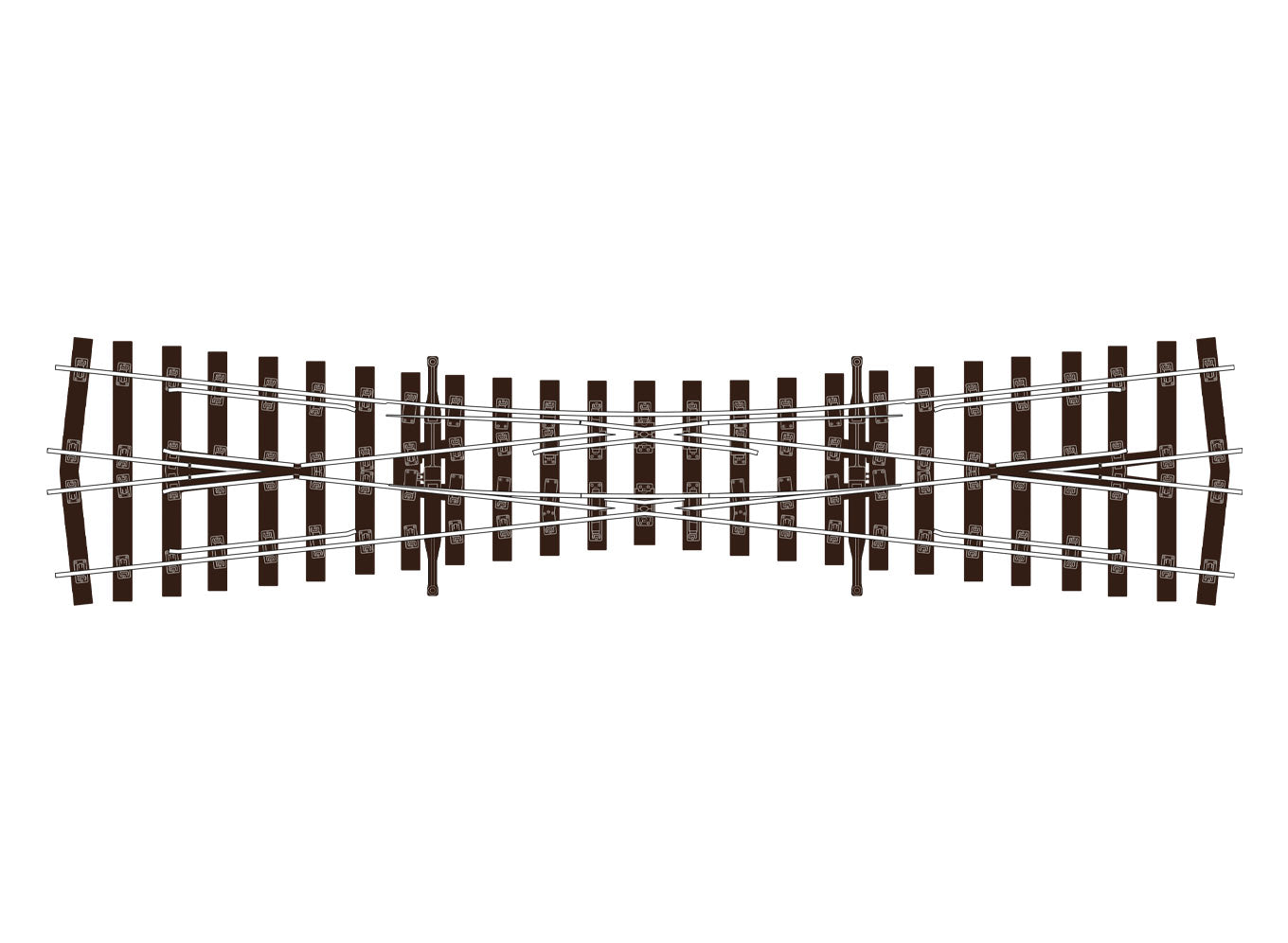 peco-streamline-sl-u1180-oo-kreuzungsweiche-code-75-unifrog image 1