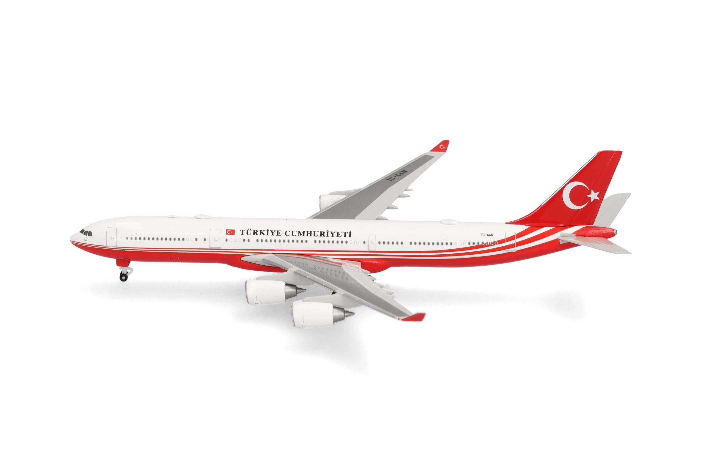 herpa-turkey-government-airbus-a340-500-flugzeugmodell-1-500 image 2