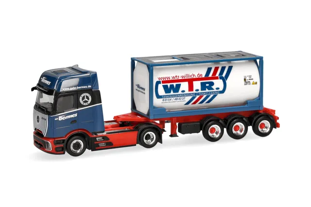 herpa-actros-l-procabin-tankcontainer-sattelzug-bermes-1-87 image 1