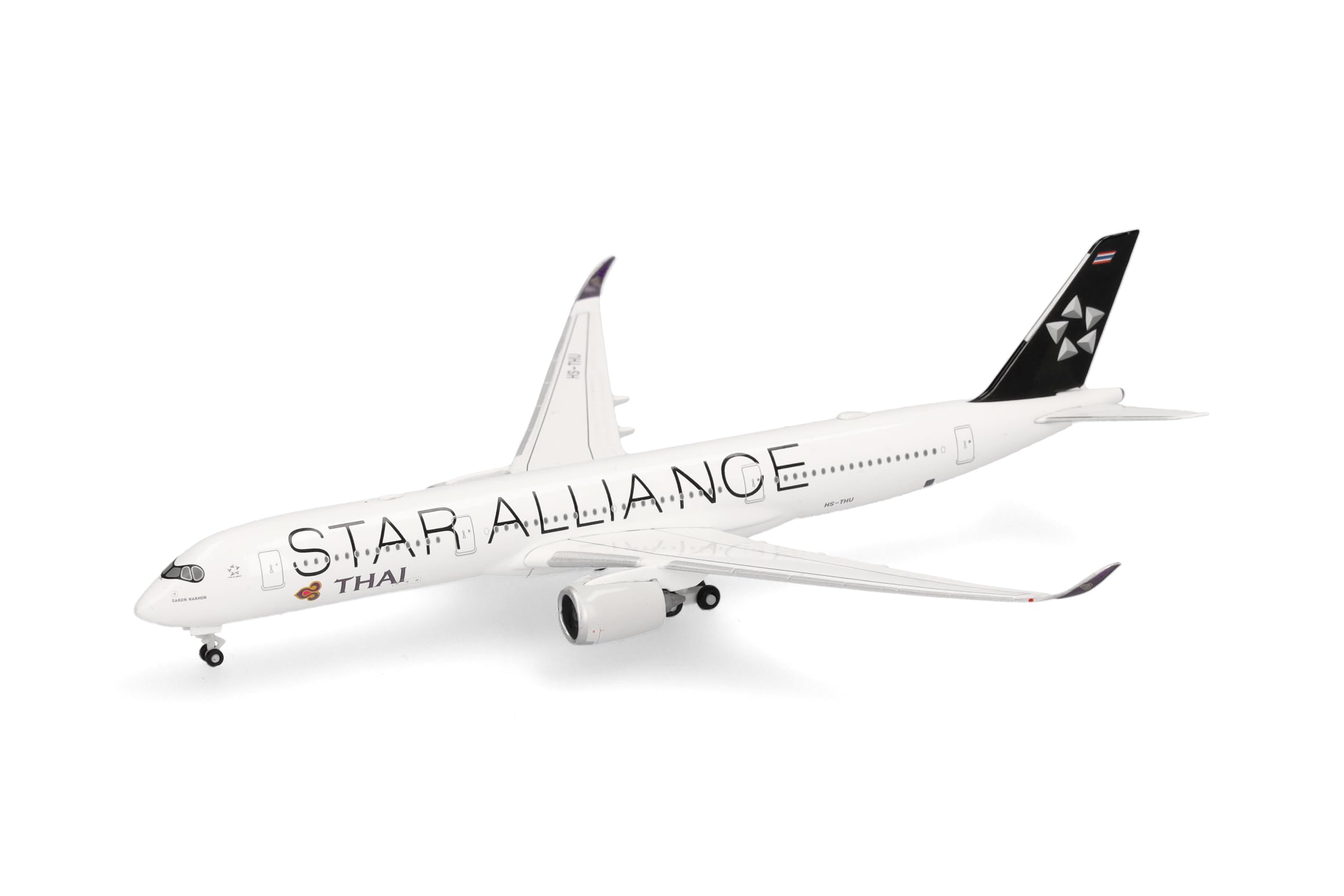 herpa-wings-thai-a350-900-star-alliance-1-500-metall image 4