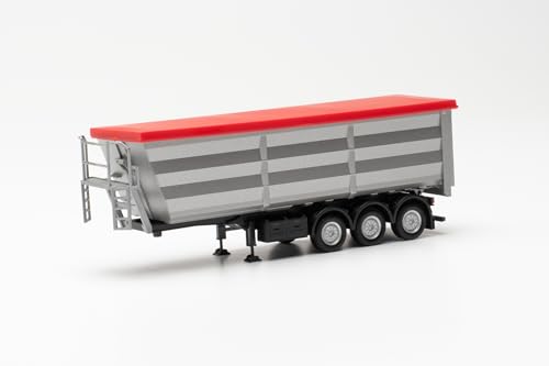 herpa-stahlmuldenauflieger-trailer-modell-1-87-silber image 6