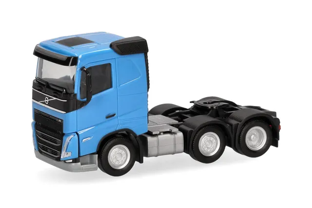 herpa-volvo-fh-flachdach-zugmaschine-lkw-modell-1-87-himmelblau image 1