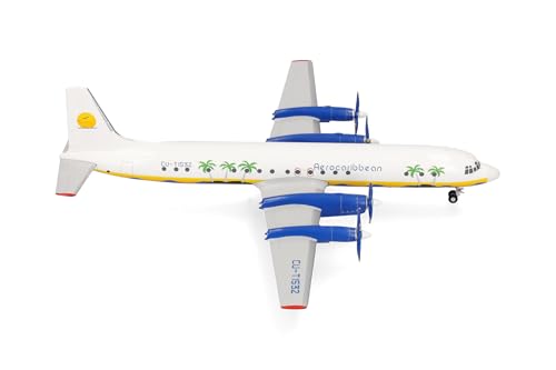 herpa-wings-aero-caribbean-il-18-modellflugzeug-1-200-metall-mit-standfu image 7