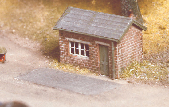 ratio-227-weighbridge-hut-geb-ude-spur-n-bausatz image 1