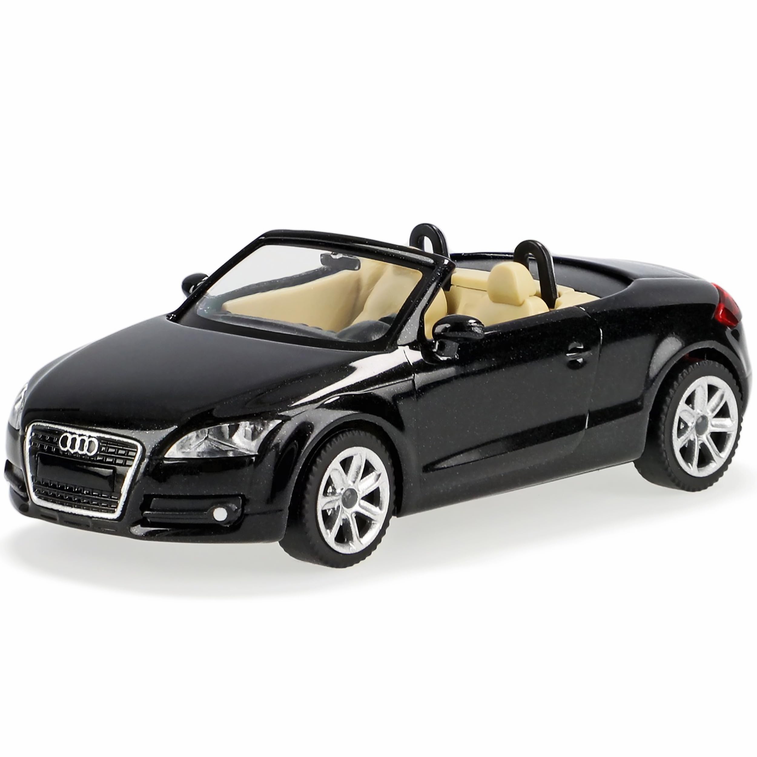 herpa-audi-tt-cabrio-roadster-modellauto-schwarz-1-87 image 2