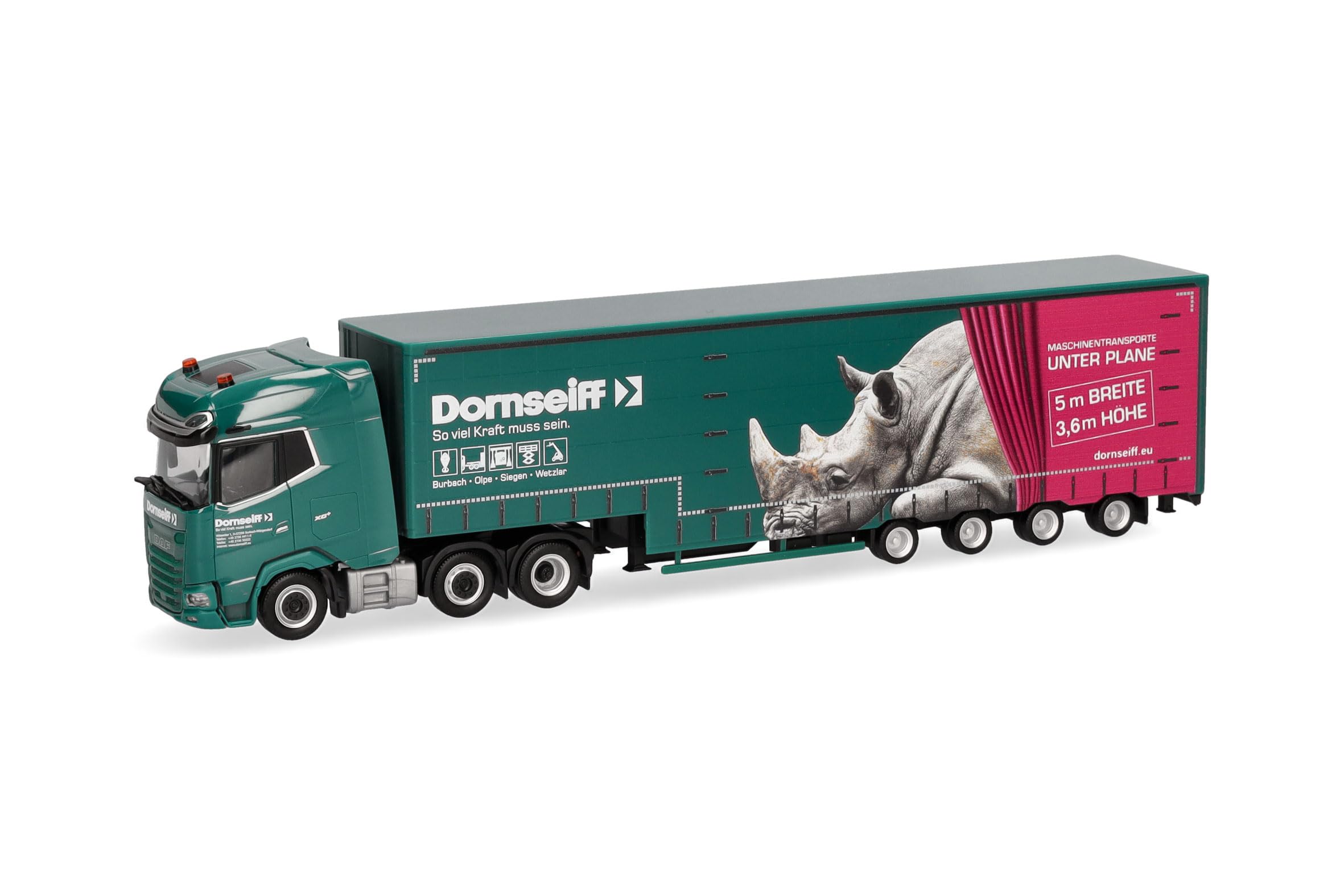 herpa-daf-xg-volumen-sattelzug-dornseiff-lkw-modell-1-87 image 1