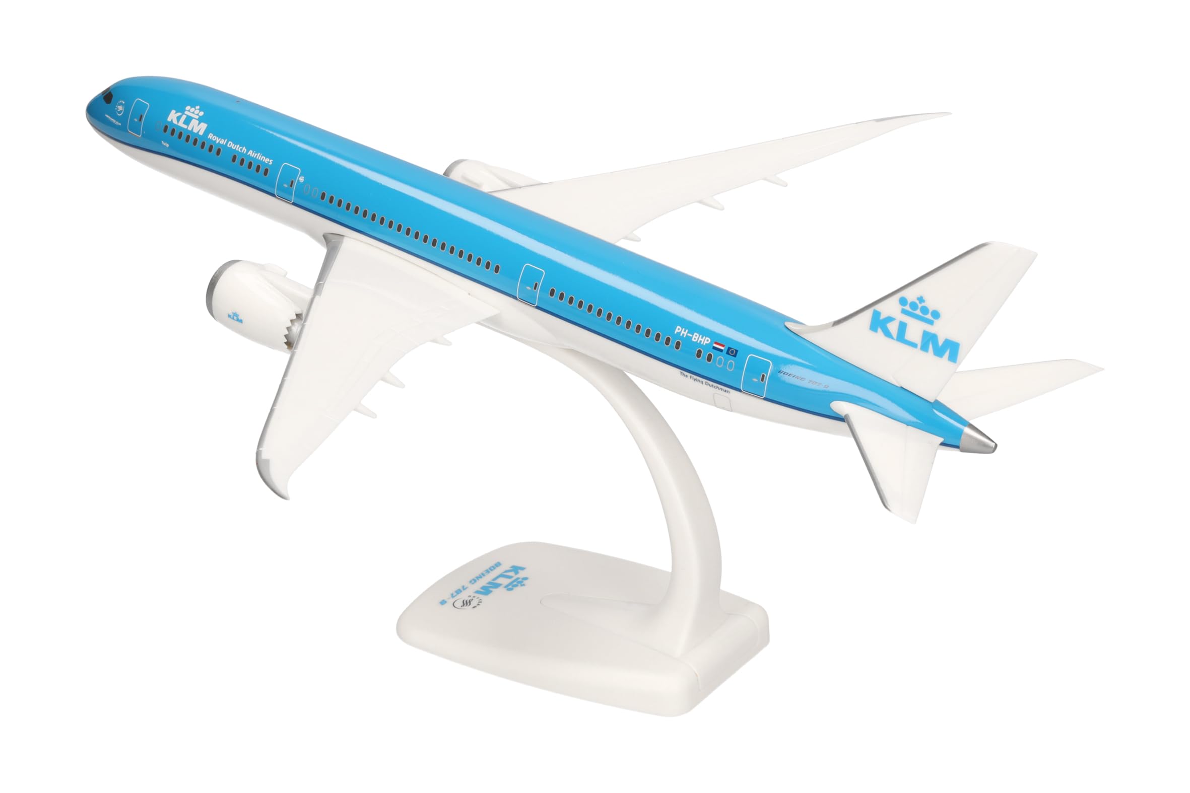 herpa-snapfit-klm-787-9-flugzeugmodell-1-200-ph-bhp-orange image 5