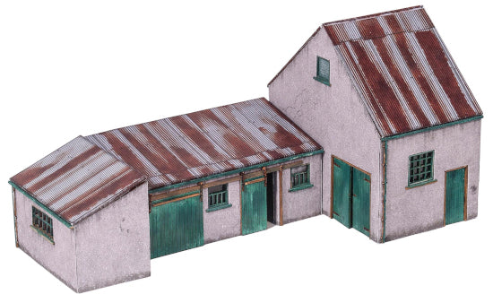 scale-model-scenery-kx094-stoney-s-workshops-oo-werkstatt-bausatz image 1