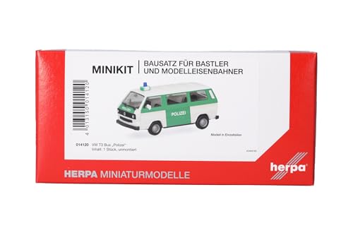 herpa-minikit-vw-t3-bus-polizei-modellbausatz-1-87-einzelpack image 6