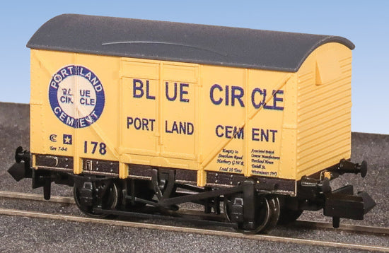 peco-nr2003p-br-vanfit-blue-circle-cement-wagen-spur-n image 1