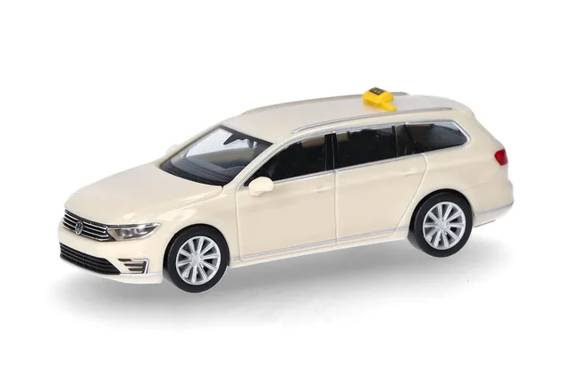herpa-vw-passat-variant-gte-taxi-modellauto-1-87-h0 image 1