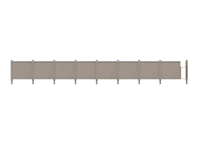 peco-lk744-betonzaun-sr-bausatz-spur-0 image 1