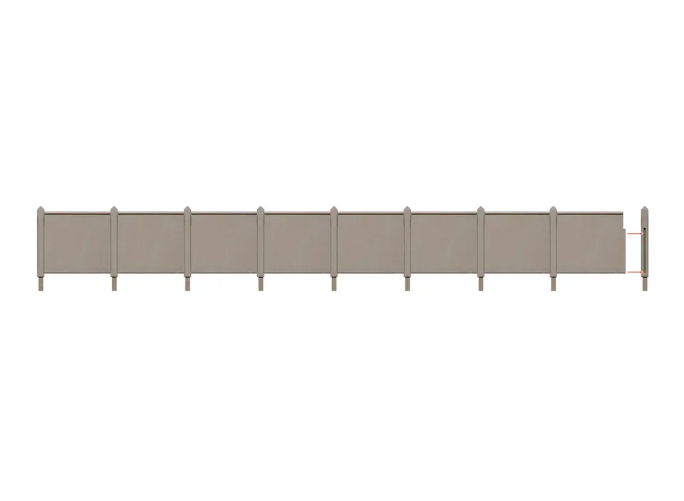 peco-lk744-betonzaun-sr-bausatz-spur-0 image 1
