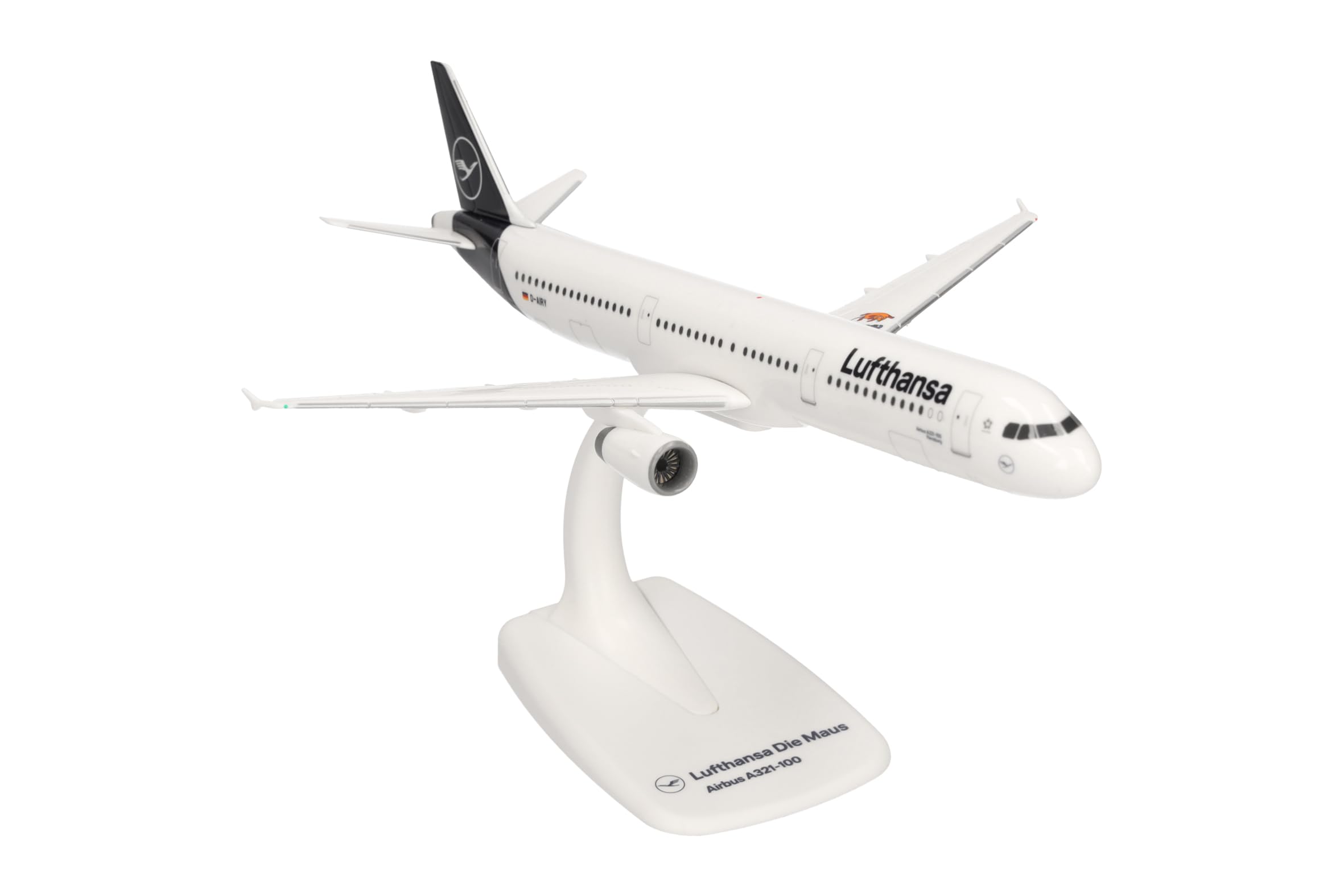 herpa-snapfit-lufthansa-a321-die-maus-flugzeugmodell-1-200 image 3