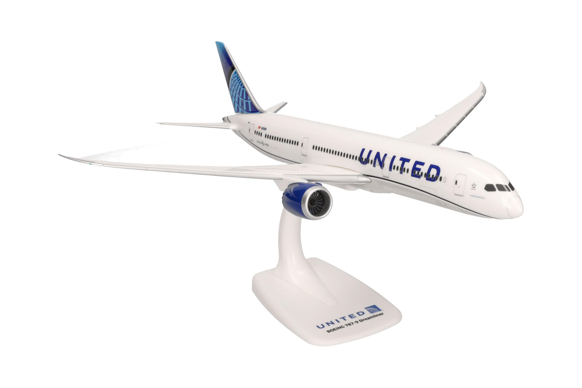 herpa-snapfit-united-boeing-787-9-dreamliner-flugzeugmodell-1-200 image 4