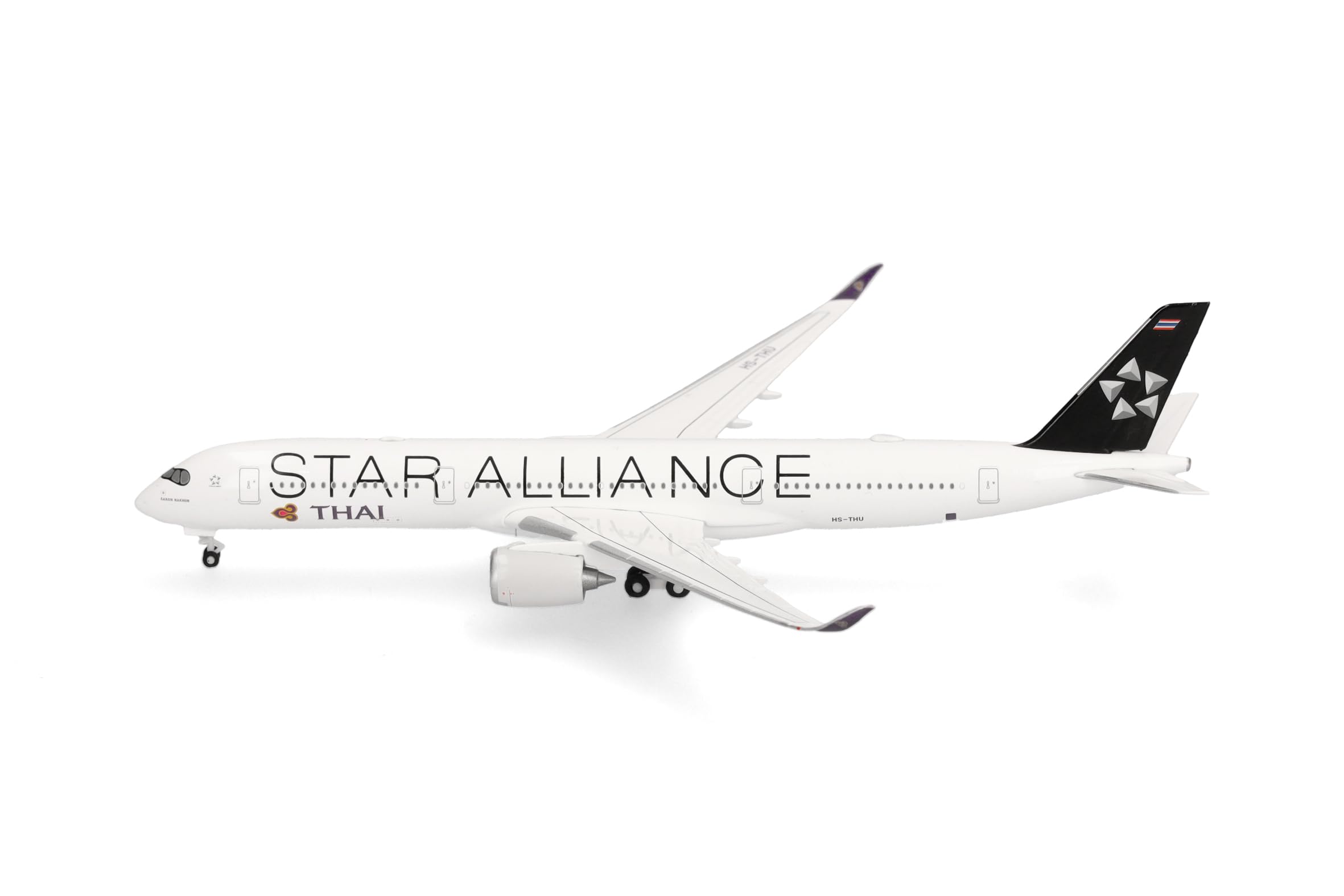 herpa-wings-thai-a350-900-star-alliance-1-500-metall image 2