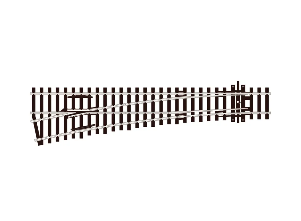 peco-sl96-streamline-weiche-oo-ho-code-100-links-mittel image 1