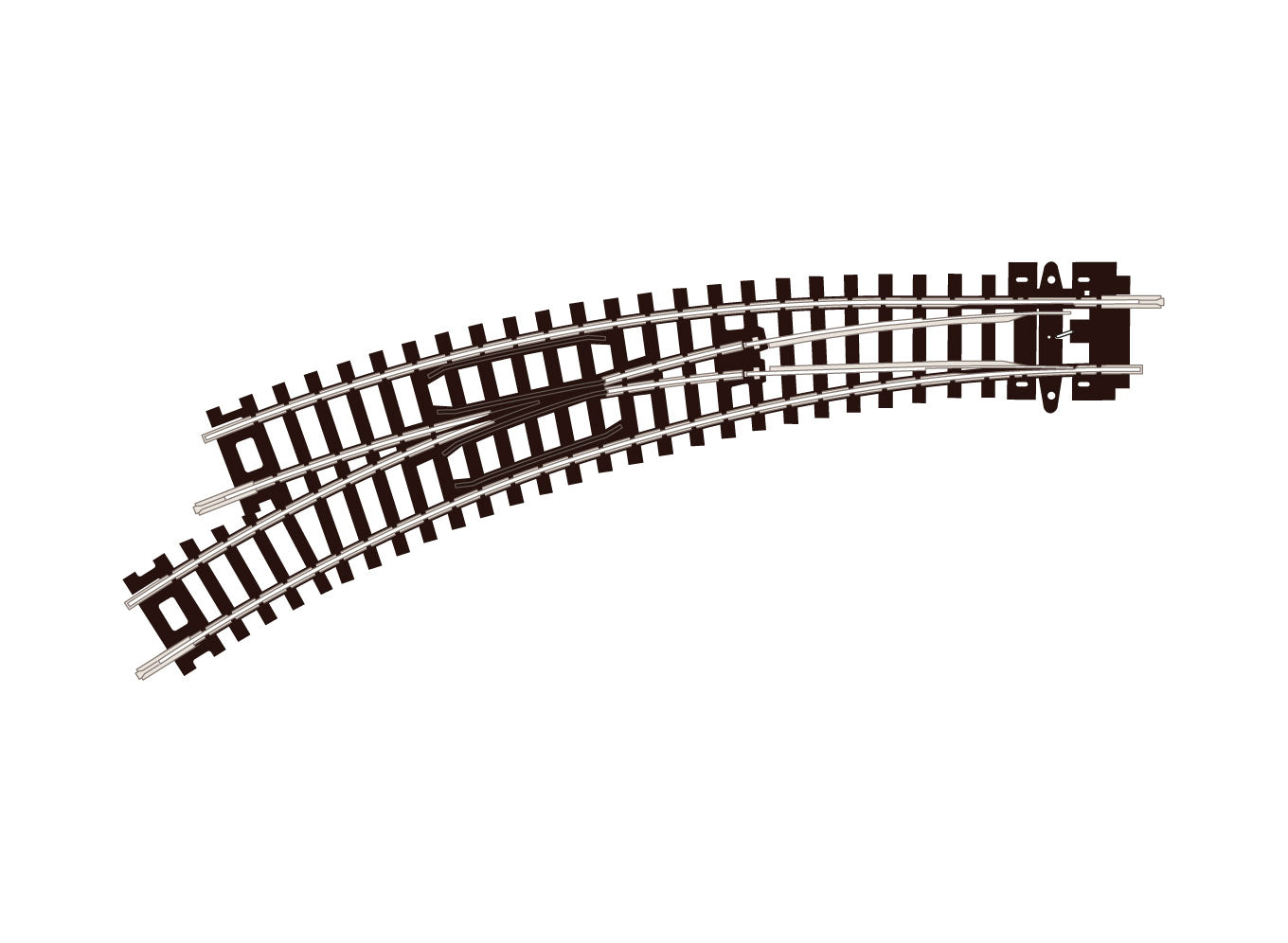 peco-setrack-st-45-bogenweiche-n-links-code-80-insulfrog image 1