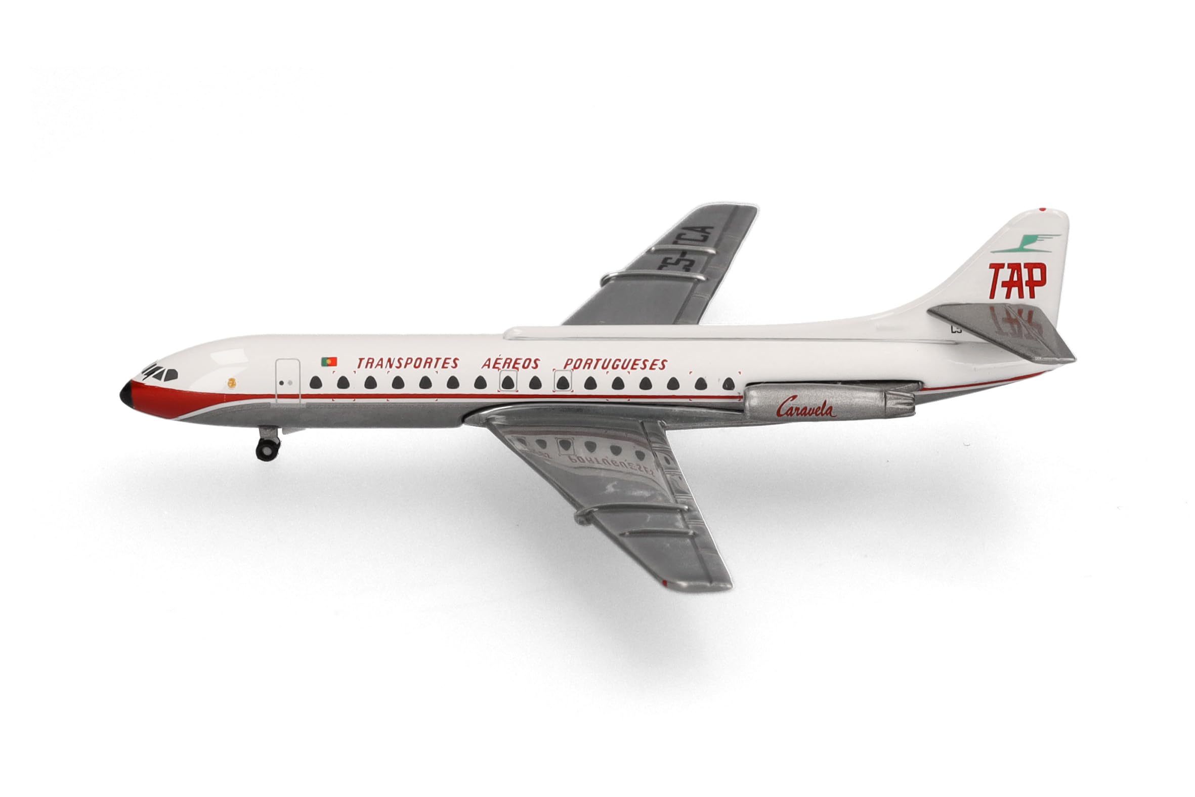 herpa-wings-tap-air-portugal-caravelle-modellflugzeug-1-500-metall image 2