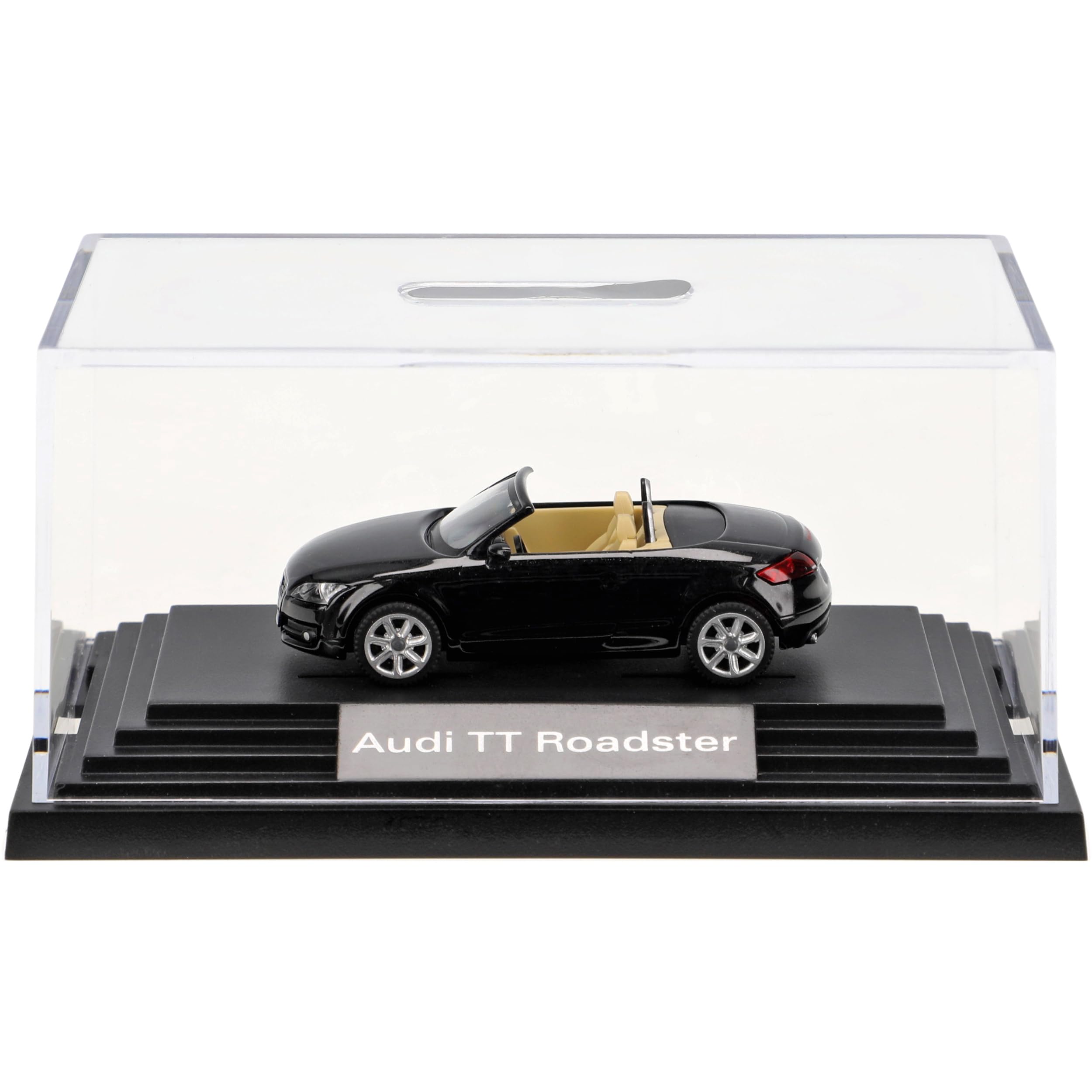 herpa-audi-tt-cabrio-roadster-modellauto-schwarz-1-87 image 3